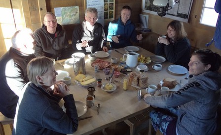 Frühstück Hohganthütte mit Anja Palitza